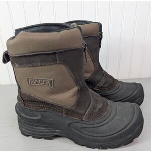 Ranger 10" Flintlock III Zip Boots Men's Size 8 Winter Snow Insulated Zip Up